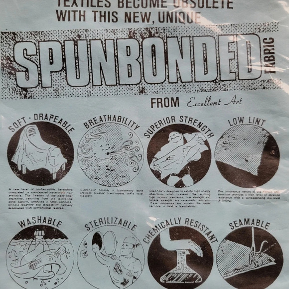 NWOT Spunbonded Pacage  of 2 standard zipper pillow covers - Picture 3 of 6